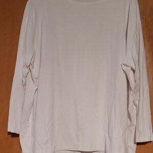 lululemon White Women's Top  Tag Cut Off,size 18